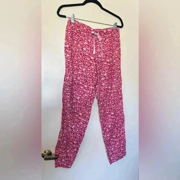 Victoria’s Secret Pink Print Flannel Pajama Pants with Pockets in Size Small - Picture 1 of 5